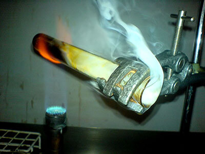 test tube bunsen burner