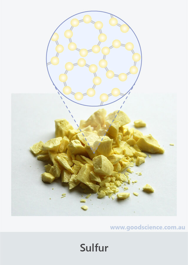 molecular element sulfur
