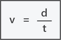 calculating average speed formula symbols