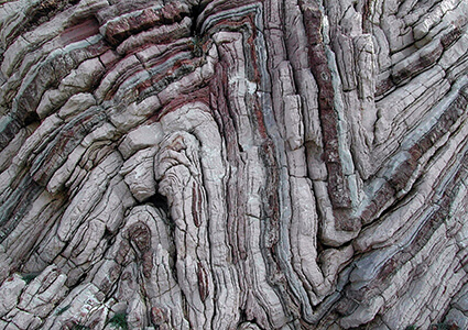 folded rock