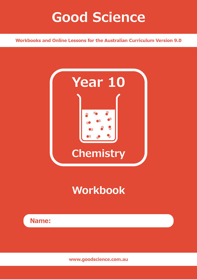year 10 chemistry workbook australian science curriculum version 9