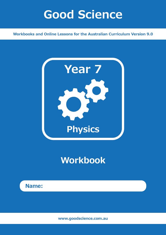 year 7 physics workbook australian science curriculum version 9