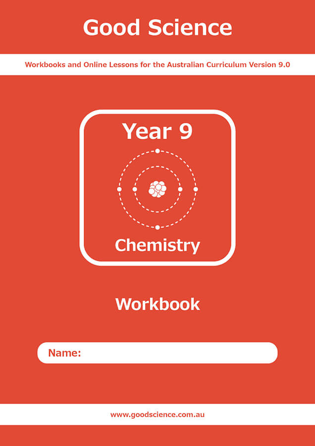 year 9 chemistry workbook australian science curriculum version 9