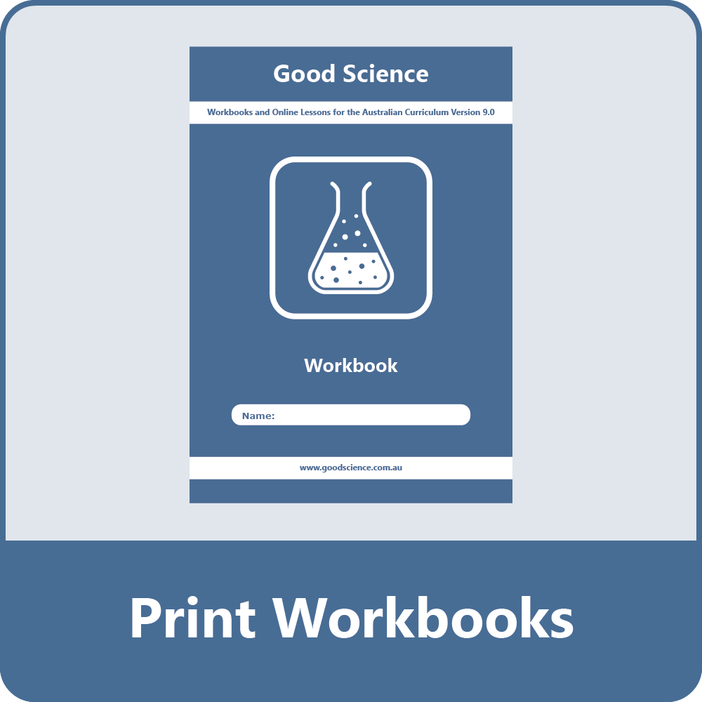 good science print workbooks australian curriculum chemistry biology physics earth and space