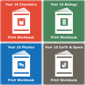 year 10 science printed workbooks product icon