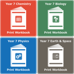 year 7 science print workbooks product icon
