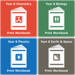 year 8 science printed workbooks product icon