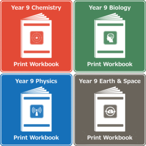 year 9 science printed workbooks product icon