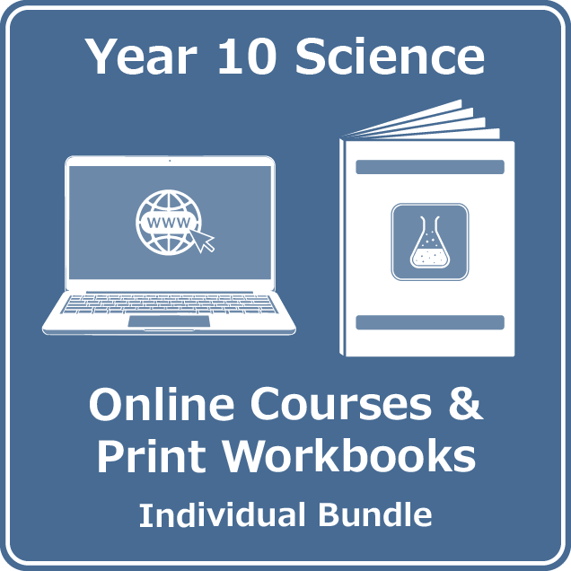 year 10 science online courses print workbooks individual bundle