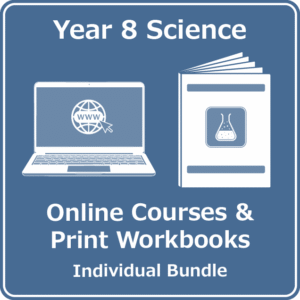 year 8 science online courses print workbooks individual bundle