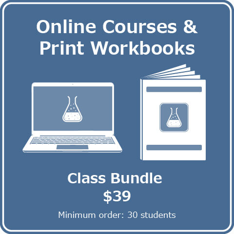 online courses print workbooks class bundle