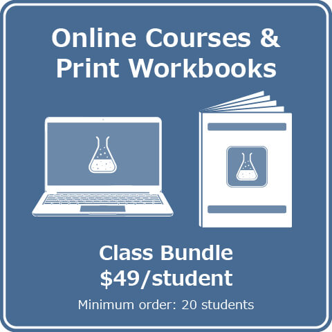 online courses print workbooks class bundle