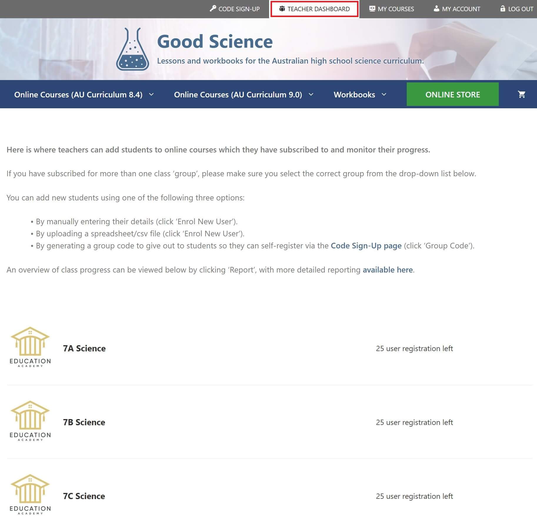user instructions teachers screenshot 4