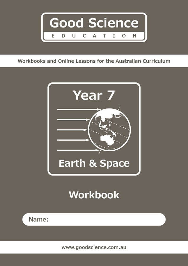 year 7 earth and space workbook australian science curriculum