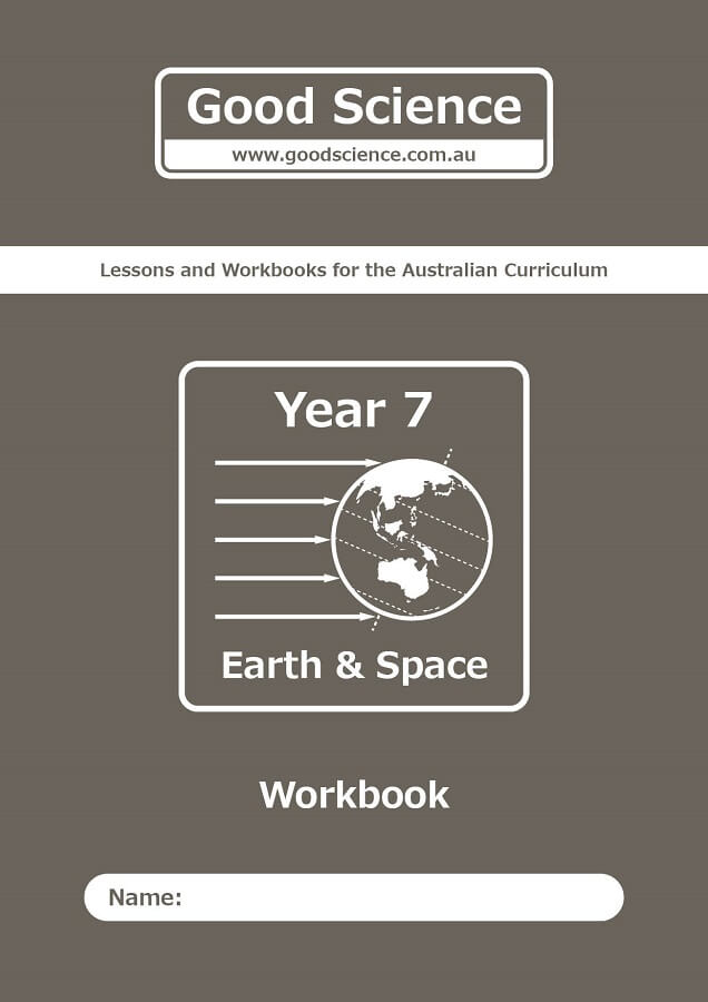 year 7 earth and space workbook australian science curriculum